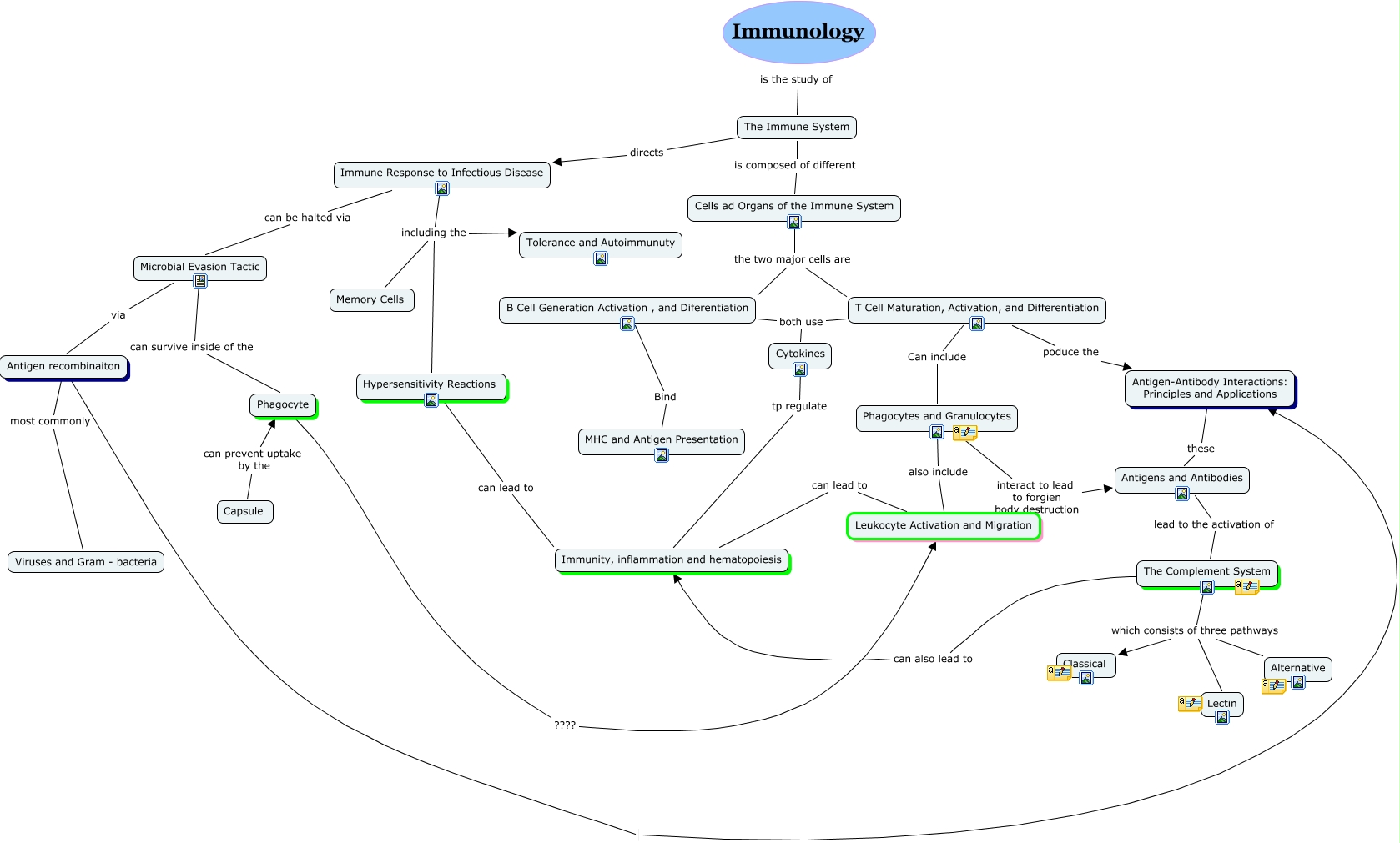 Biology Concept map5 immuno revised