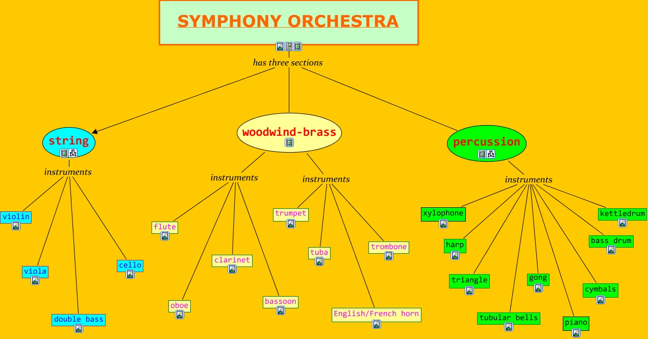 ORCHESTRA musical instruments