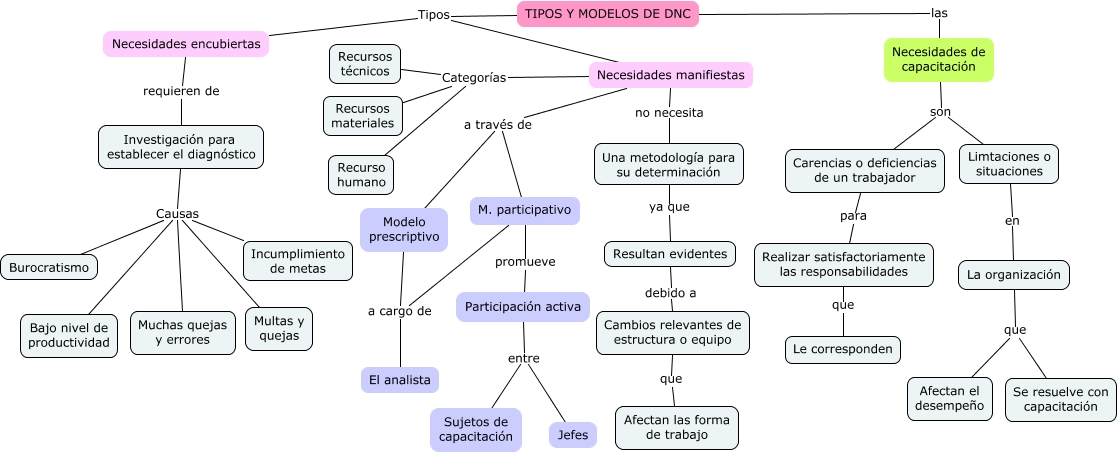 TIPOS Y MODELOS DNC